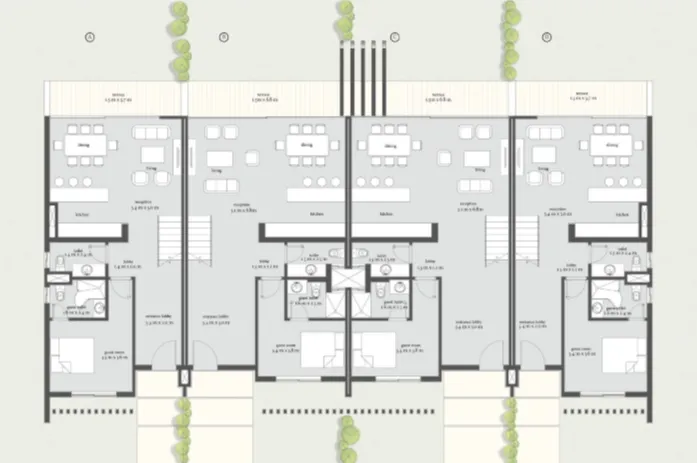 Townhouse for sale with spaces start from 165 to 200 m² in Carnelia