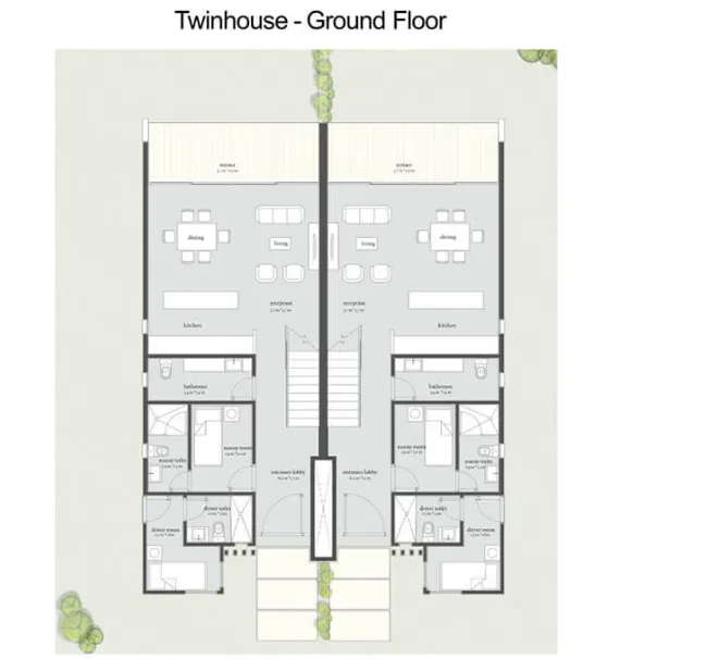Twin House ​​265 m² with distinctive location in Carnelia