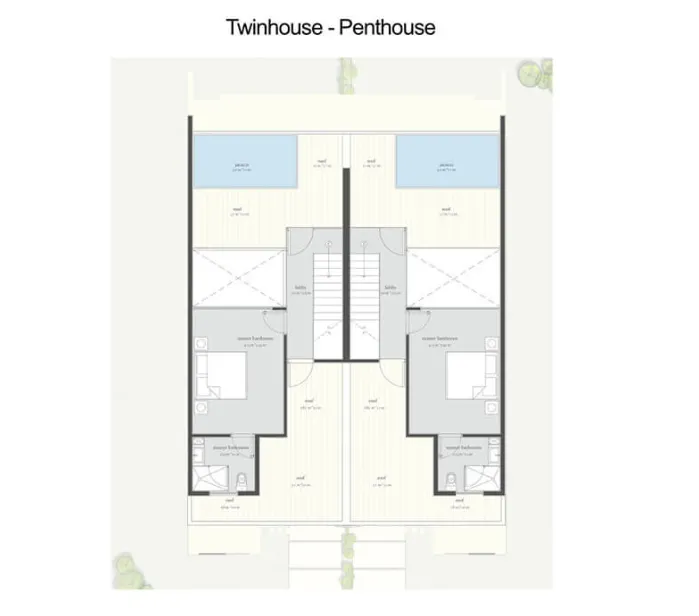 Twin House ​​265 m² with distinctive location in Carnelia