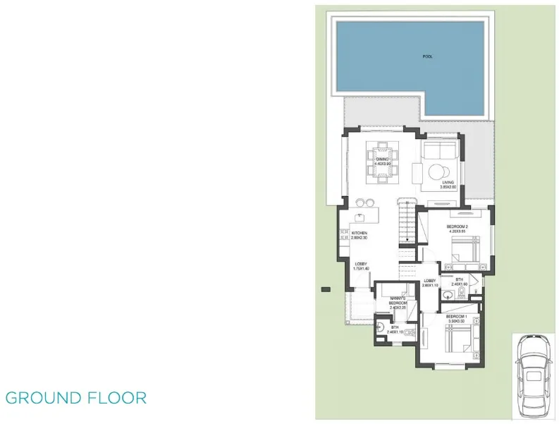 Villa For Sale With Area of 155 m² in Cyan by Orascom