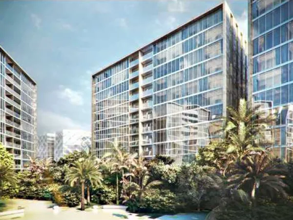 شقة للبيع 108 متر فى كمبوند وان قطامية بتسهيلات فى السداد