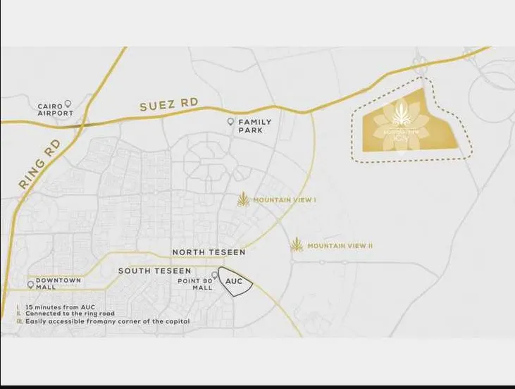 Buy 85 Meter Studio in Mountain View ICity New Cairo