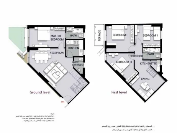Duplex for Sale 197m in Jnoub Compound with Payment Facilities