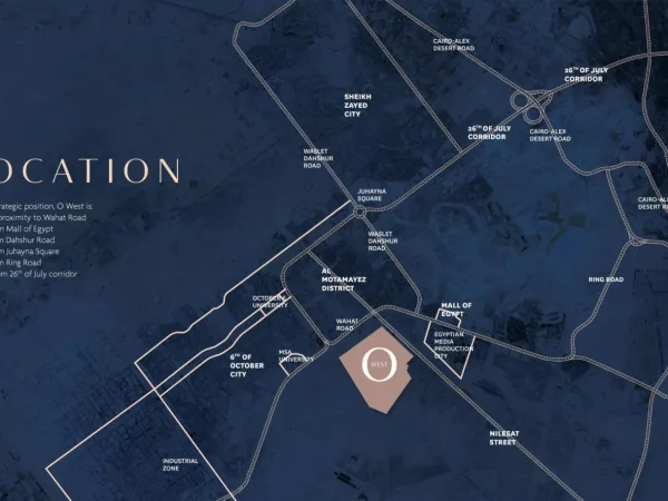 Get an Apartment in O West 6th of October with Space of ​​131 Meters