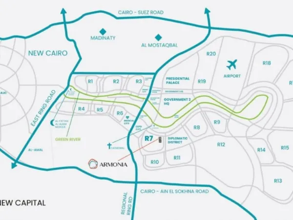 Details About Armonia New Capital 108m Apartments