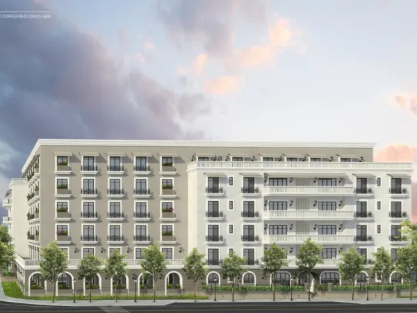 في كمبوند هايد بارك في التجمع الخامس شقه للبيع