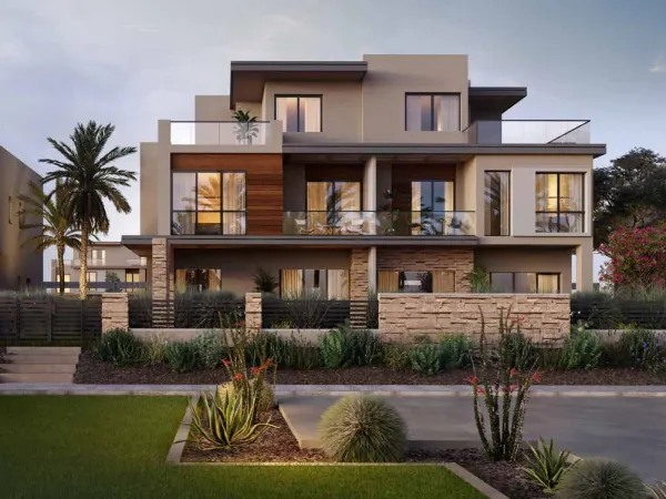 The Estates توين هاوس 291 متر للبيع في الشيخ زيد في كمبوند