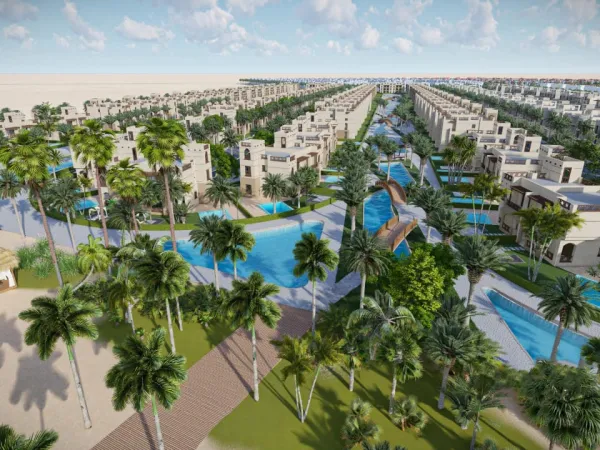 With installments up to 8 years buy a chalet with an area of 75m in Valley Ras Sudr