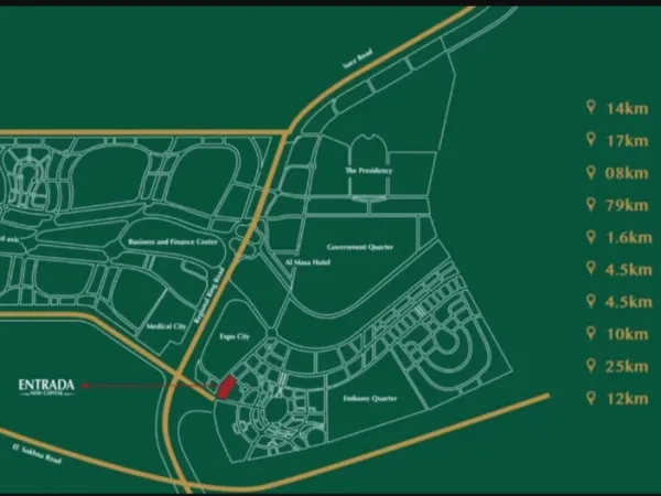 Buy Your Unit 192 Meters Now in the Most Beautiful New Capital Compounds, Entrada Compound