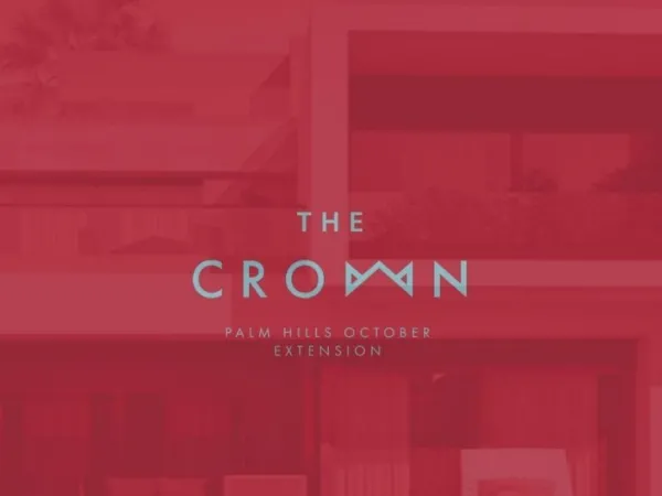 In 6th of October, Book Your Villa in The Crown Compound Area of 386 Meters