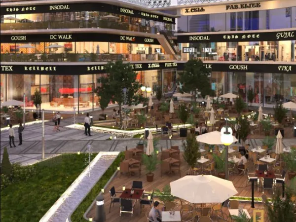 للبيع وحدة 60م فى Opal Business Complex