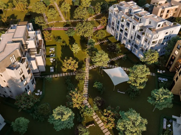 ادفع 10% واستلم شقه في او ويست 261م 3 غرف