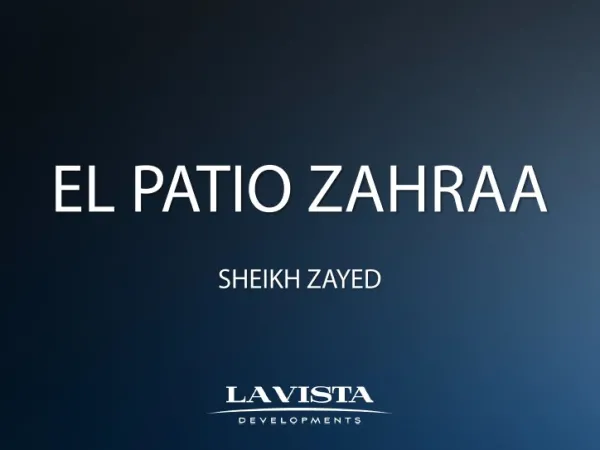 تحت سعر السوق تاون هاوس 257م للبيع في الباتيو الزهراء