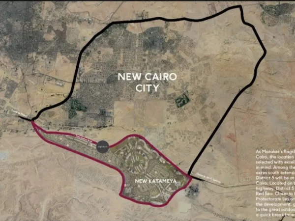 بسعر مغري شقة 221م فى District 5 فيو رائع