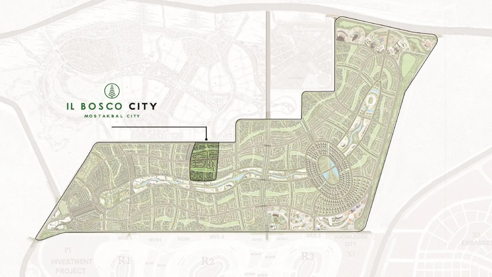 شقق للبيع في البوسكو سيتي 120 متر