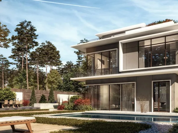 For Sale with Installments An Apartment of 77 meters Ground With a Garden in Il Bosco City Compound