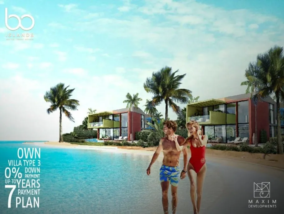 The most distinctive chalet for sale at Bo Island North Coast Egypt with 173m²
