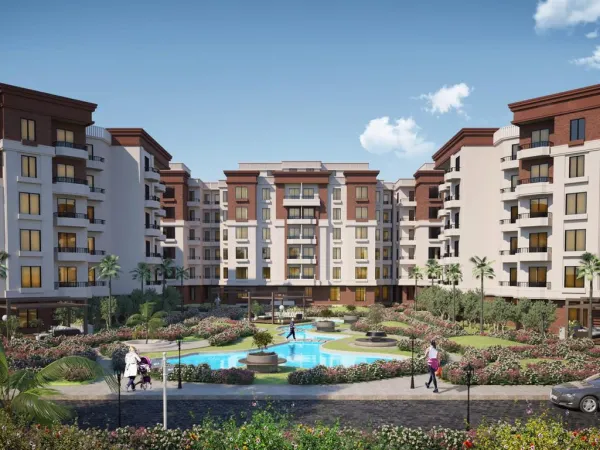 Live in Century City New Cairo Compound Apartment Starting From 151m²