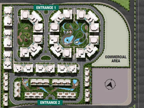 عرض متميز شقة 153 متر للبيع في كمبوند جراندا لايف الشروق بموقع مميز
