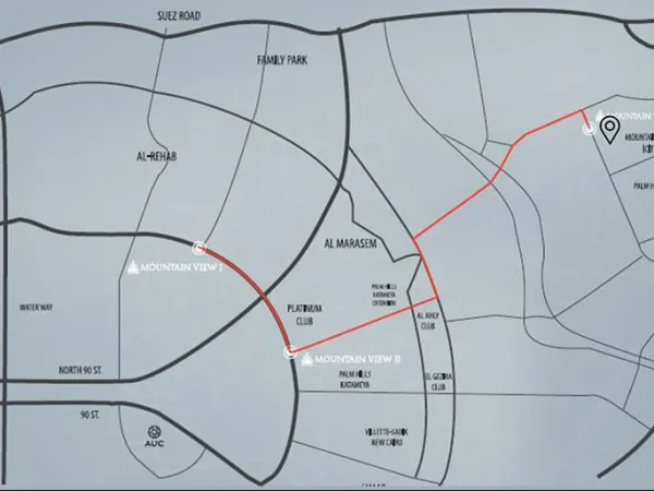 للبيع بأرقي فيلات ماونتن فيو