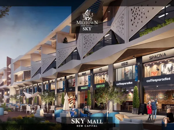 Your Store In Midtown Sky New Capital With Facilities Up To 6 Years From 105m²