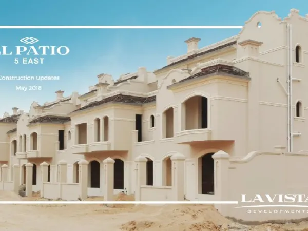 إمتلك تاون هاوس في كمبوند الباتيو 5 ايست الشروق تبدأ من 219 متراً