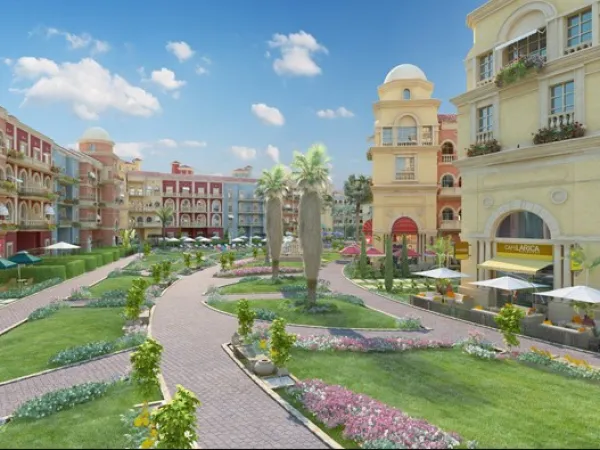 فيلا جاهزه للاستلام في كمبوند بورتو اكتوبر تشطيب كامل ومساحة 192 متر