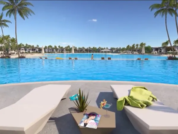 امتلك فيلا داخل swan lake الساحل الشمالي بمقدم 10%