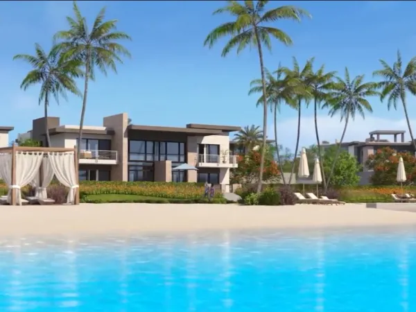 فيلا جاهزة للسكن في قرية سوان ليك الساحل الشمالى