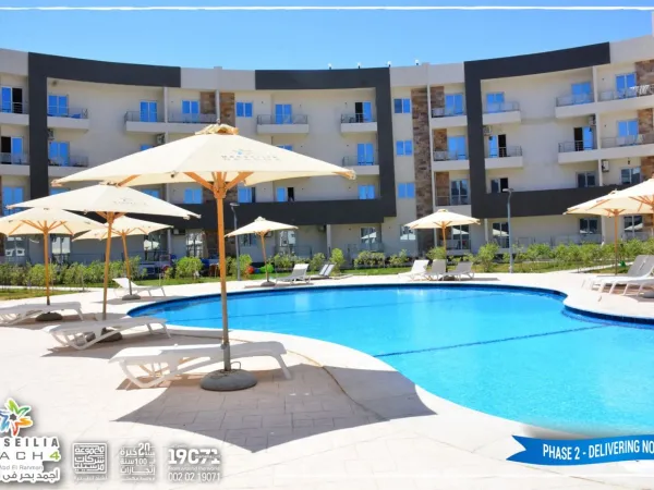 استلم فورى وادفع 20% فقط في مارسيليا بيتش 4 الساحل الشمالي