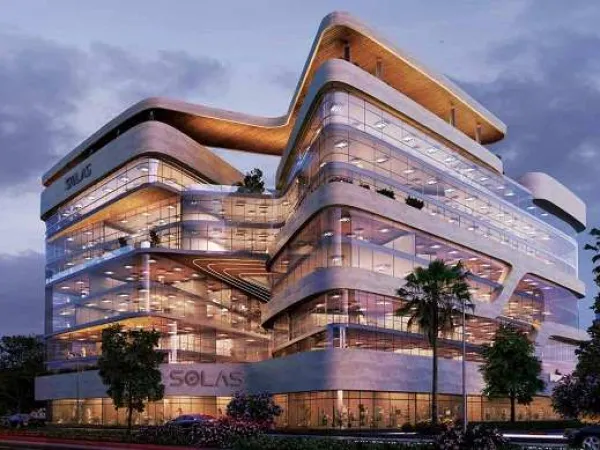 Hurry up to buy your office with 9% discount in Solas New Capital with an area of 62meters