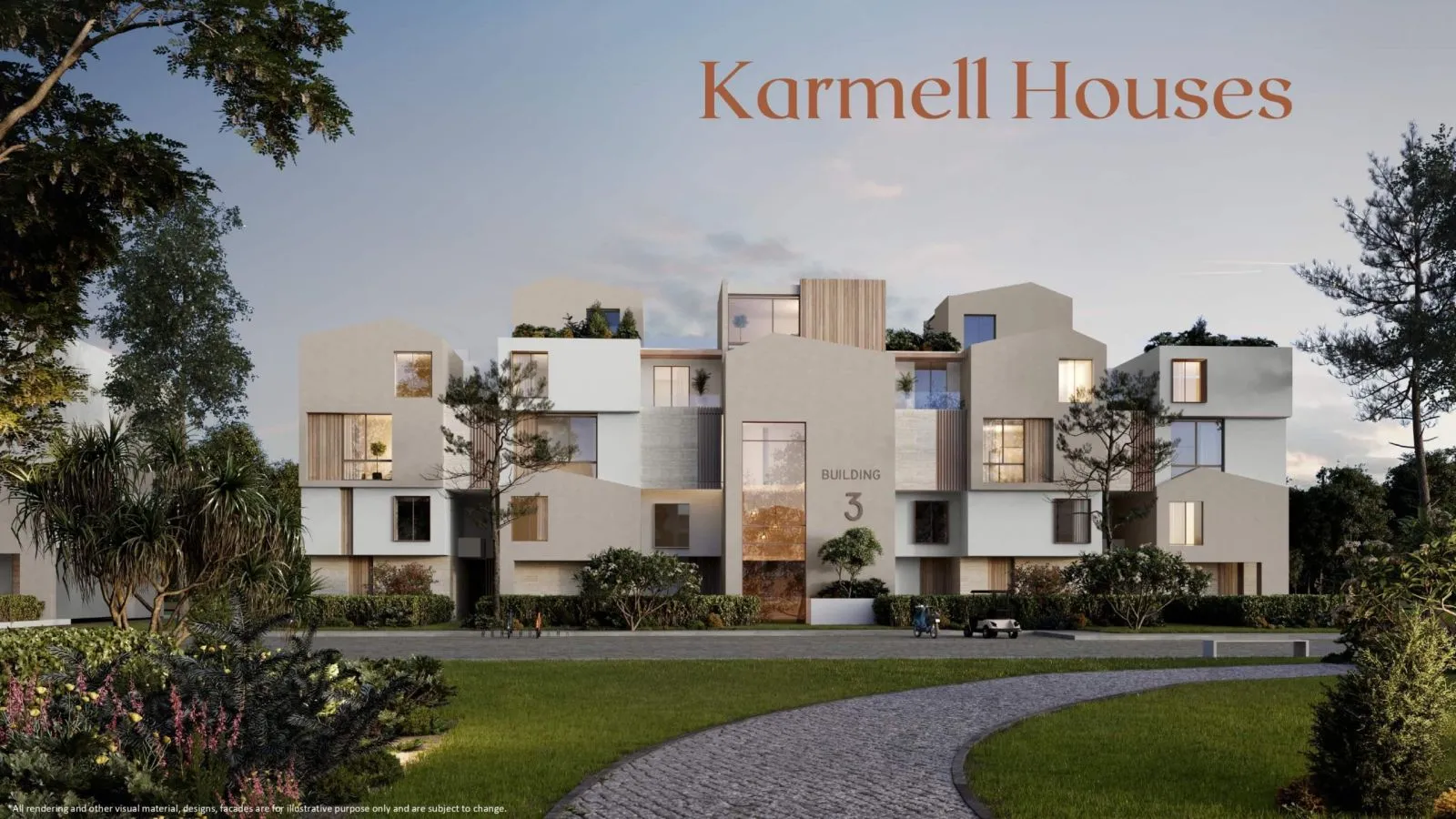 At an attractive price, a 197m² twonhouse in Karmell Sodic with a great view