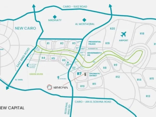 Now Invest in New Capital and Buy An 24m² Office At Armonia Walk by The Land