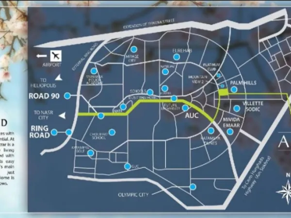 Your Townhouse in Azzar New Cairo with Payment Facilities From 250m²