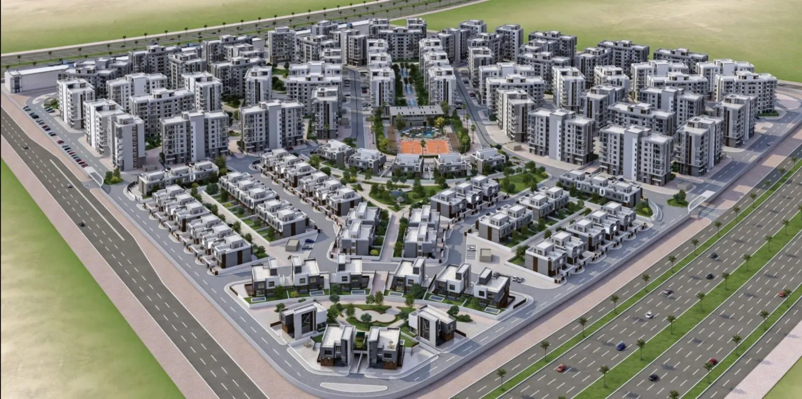 Receive a Town House in The Largest Compounds of New Capital at Bleu Vert Compound