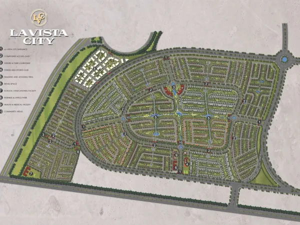 With Installments Up To 9 years Buy a Twin House in La Vista City Starting From 254m²