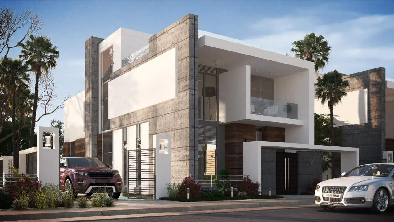 280-Meter Twin houses With 5 Bedrooms For Sale in La Vista City