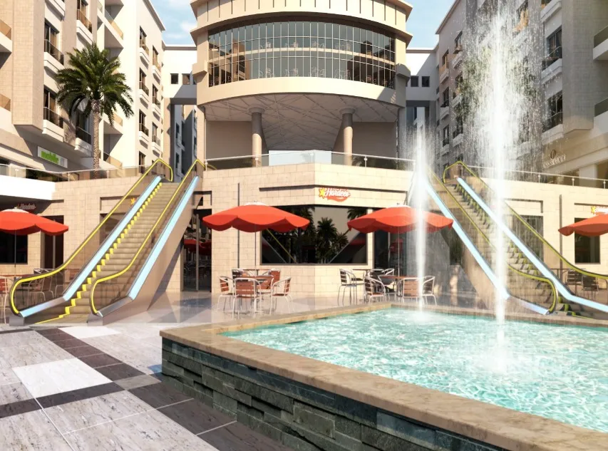 Your Office with an area of 154 meters in Pearl Des Rois Mall, with facilities up to 5 years