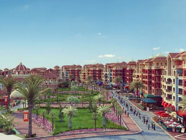 بنص تشطيب شقق للبيع في بورتو اكتوبر بمساحة 112متر