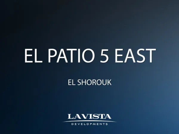 تفاصيل عن شقق الباتيو 5 ايست بمساحة 162 متراً
