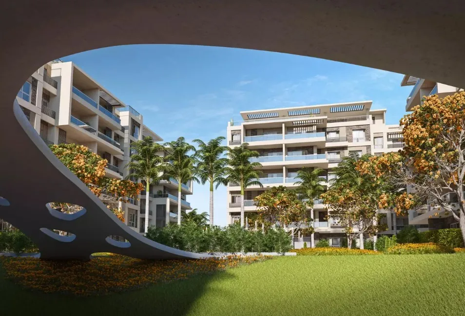 165m² attractive apartment for sale in Beta Greens New Cairo with imaginary price