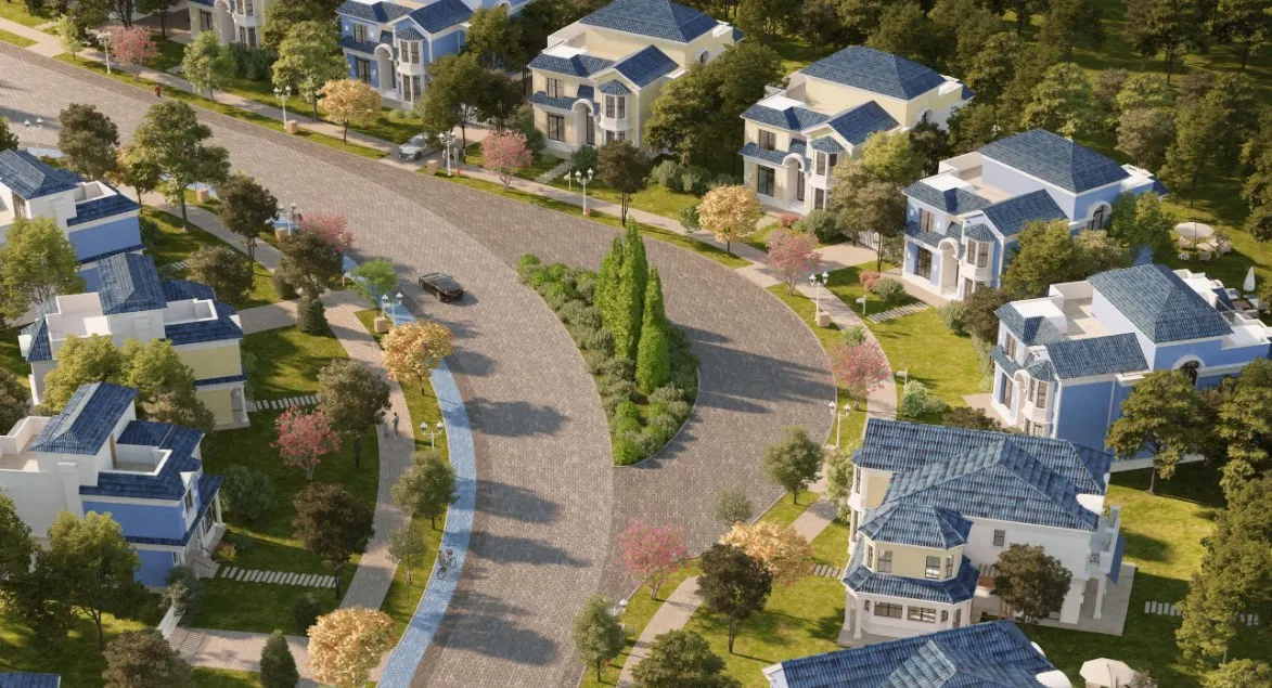 فلل بمساحة 225م للحجز في كمبوند ماونتن فيو
