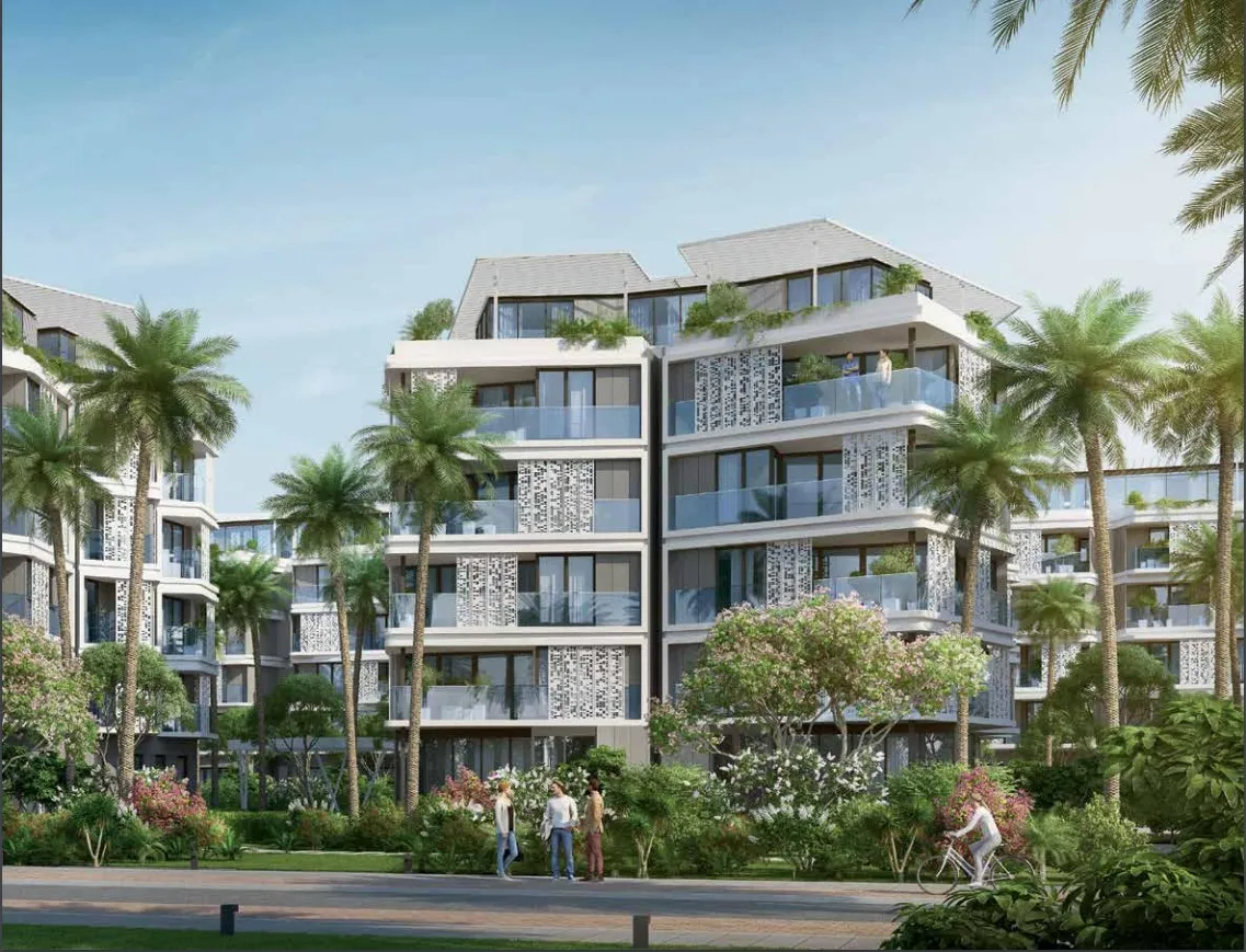 Without downpayment apartments for sale in Palm Hills Sheikh Zayed with an area 144m