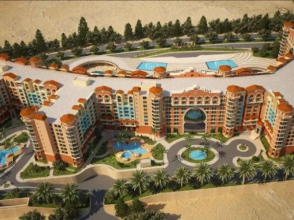 At an attractive price, a 70m² apartment in Porto New Cairo 5th Settlement with a great view