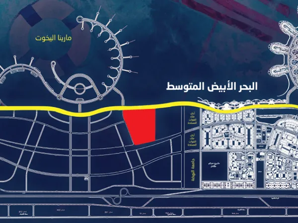 للبيع بالتقسيط فلل 375 متراً أرضي في The Pearl المنصوره الجديده