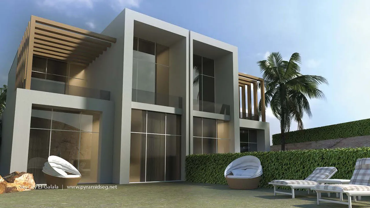 Own A Twin House In El Galala sky city