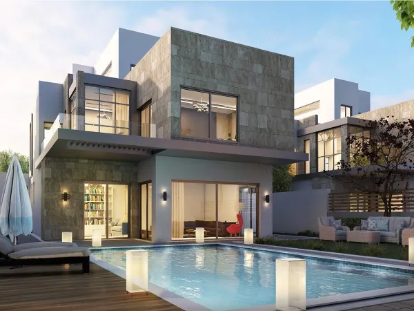 بالتقسيط إشتري فيلا في كمبوند الكارما جيتس بمساحة 680م