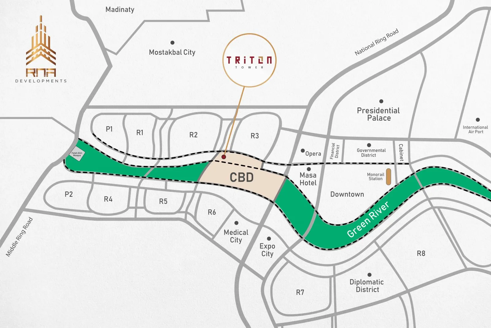 Receive Your clinic In Triton Tower The Administrative Capital With 42m