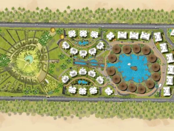 شاليه في منتجع بانجلوز بتسهيلات تصل إلي 4 سنوات