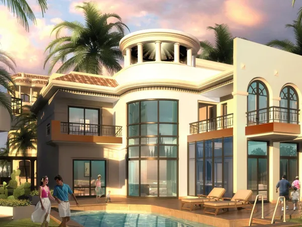 فيلا 215م بجاردن خاصه في الشروق سيتي كمبوند كليوباترا بالاس